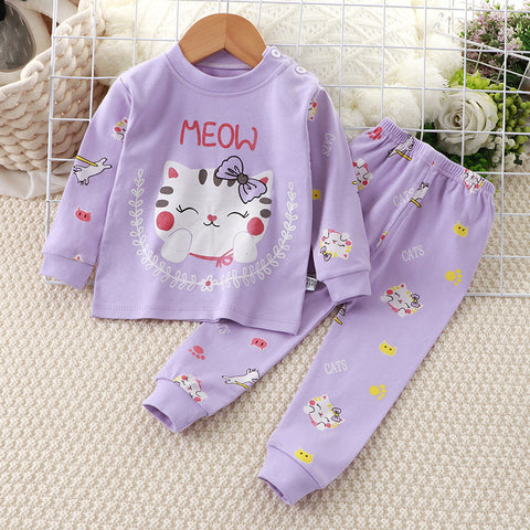 Image of 0-7 years old Boy and Girl Baby, Toddler, Kids Two Piece Pajama