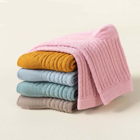 Image of 7 Pairs Socks for Thick Autumn / Winter Socks for Teens and Women